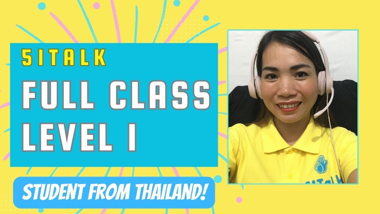 51Talk Full Class: Actual Demo | Student from Thailand | Level 1