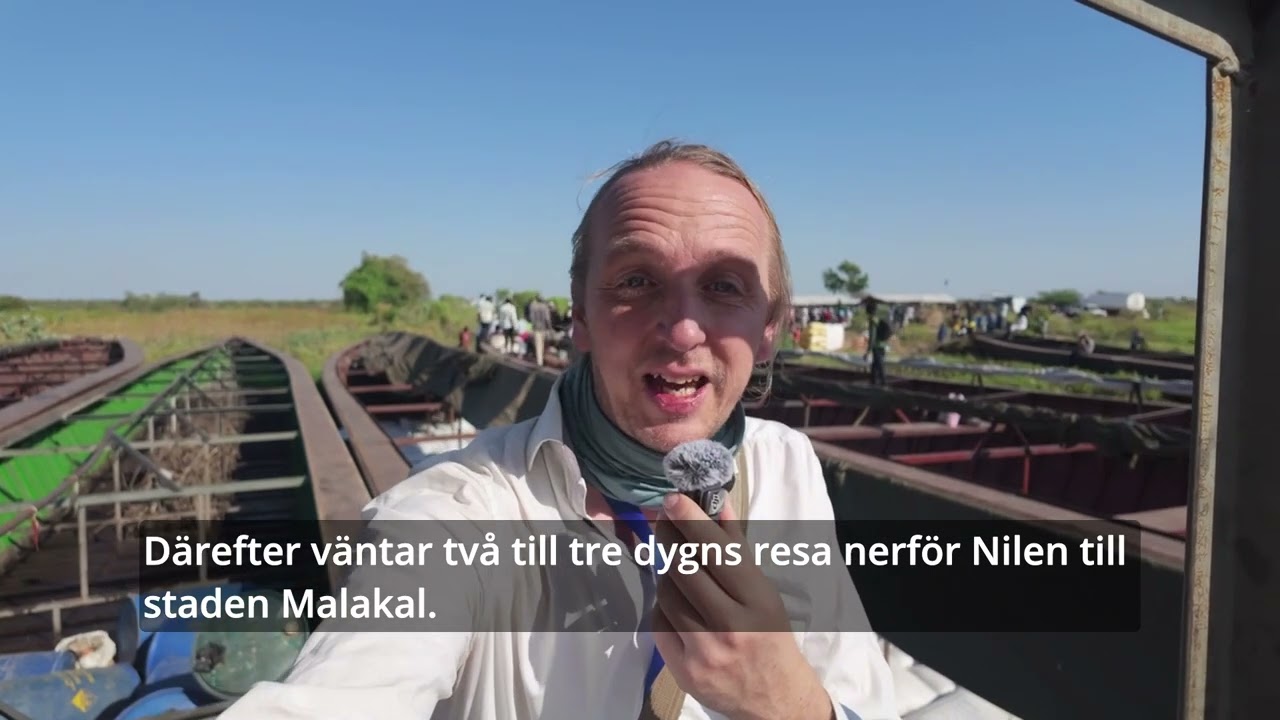 Martin Schibbye på plats i Sydsudan
