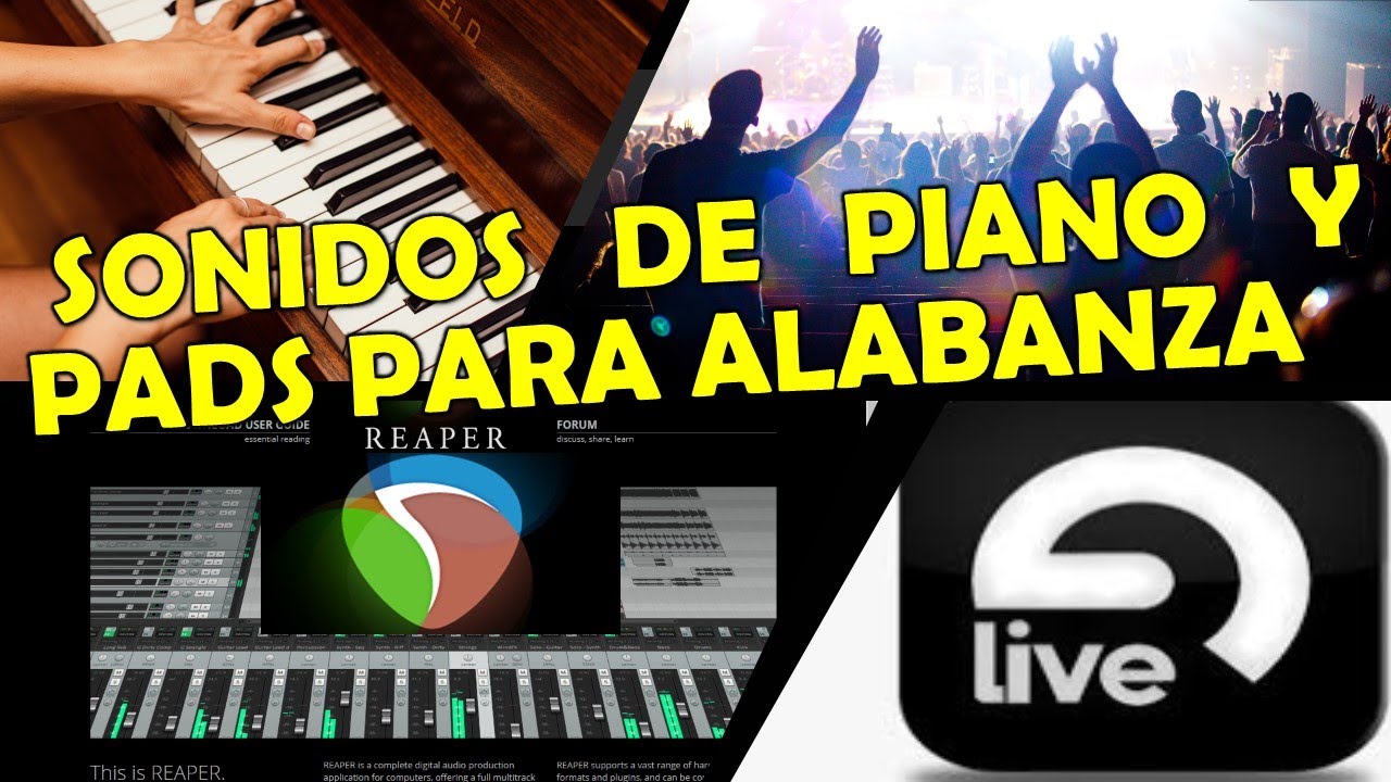 SONIDOS DE PIANO Y PADS PARA TOCAR EN VIVO -Ableton y Reaper