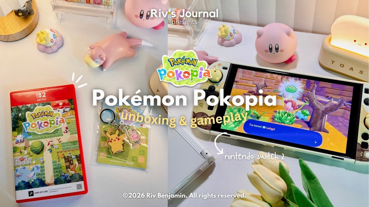 Pokemon Pokopia unboxing & gameplay on Nintendo Switch 2 💖🎮✨