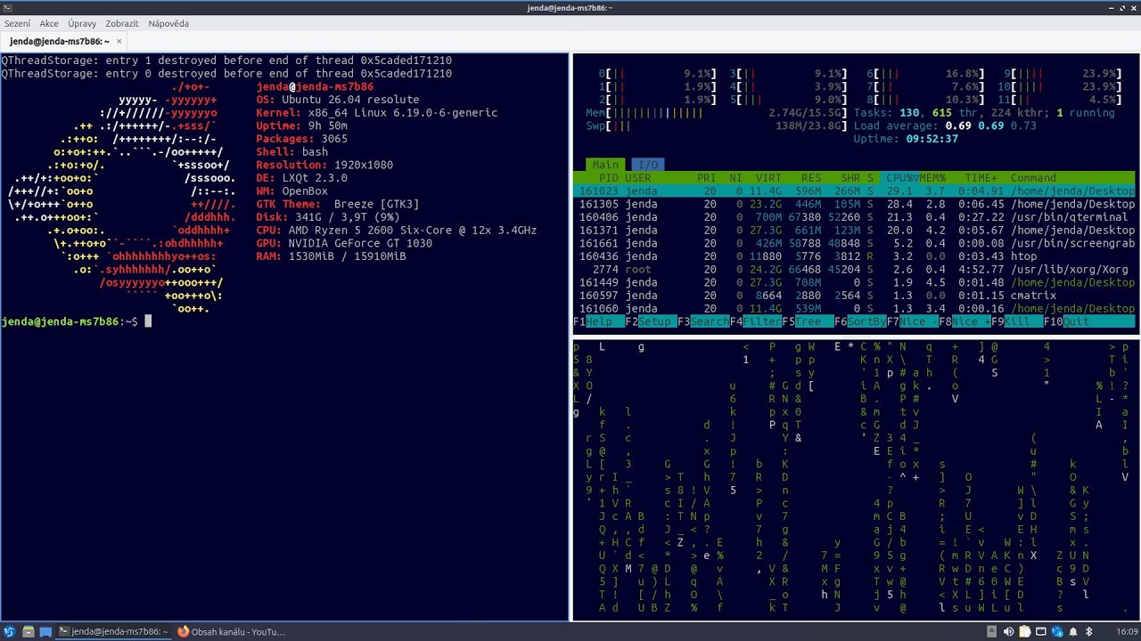 Můj #linux  #Lubuntu 26.04 PC + #Windows11 #25h2 #DualBoot