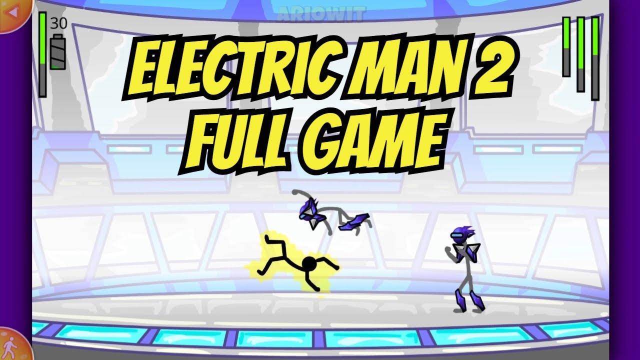 Electric Man 2 FULL GAME, Walkthrough, Playthrough, *All Levels, Enemies