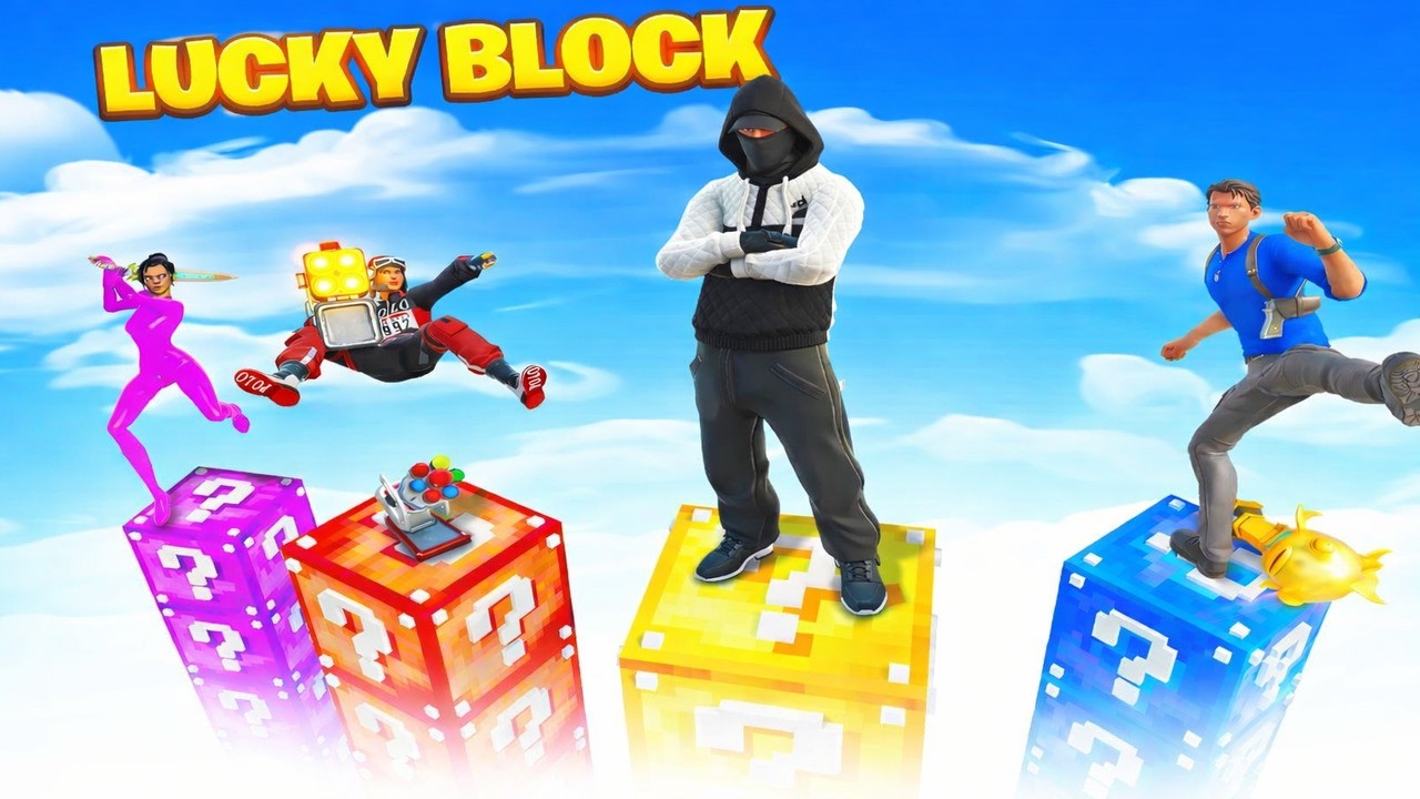 ФОРТНАЙТ LUCKY BLOCK BATTLE