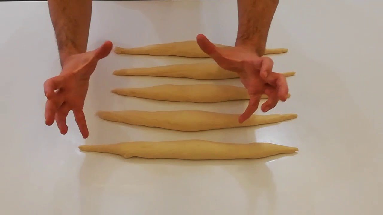 Trenzando panes (Challah)
