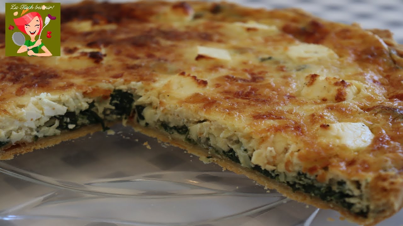 Zuverlässiges Rezept‼️Diese SPINAT-FETA-QUICHE ist unglaublich lecker✅👍