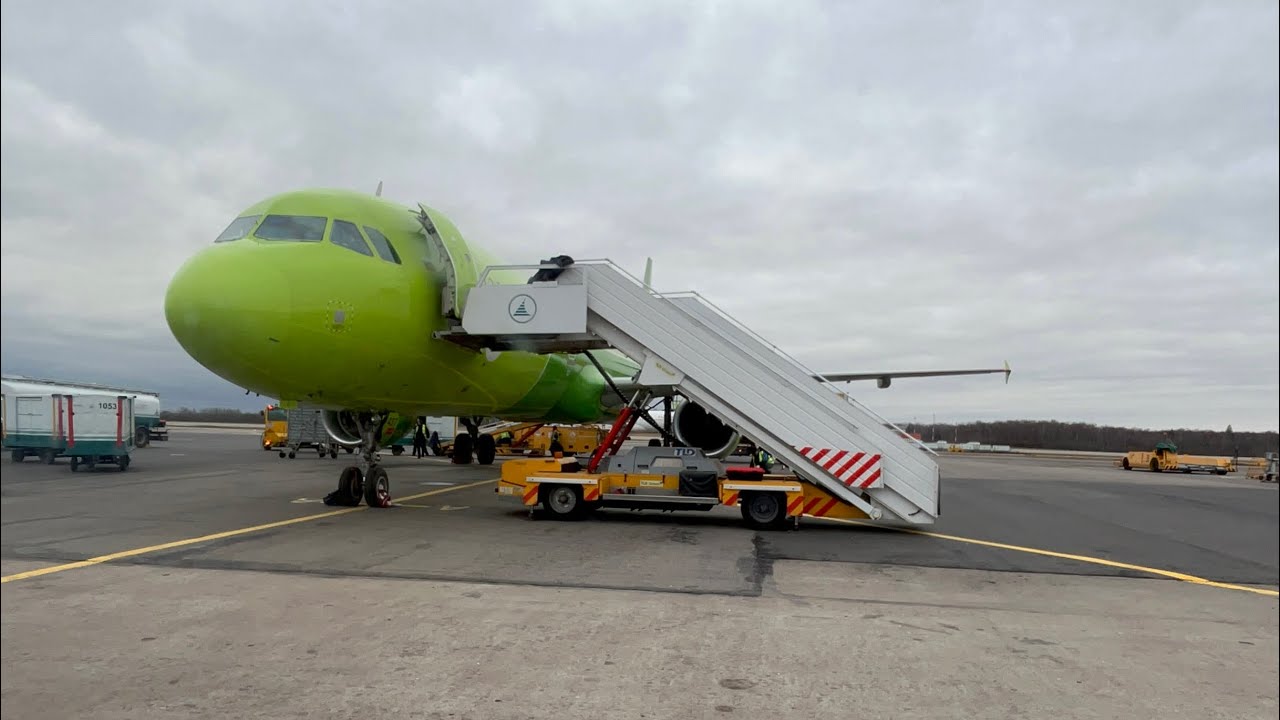 Перелет Москва (DME) - Санкт-Петербург/ А\К S7 airlines/ Airbus a321
