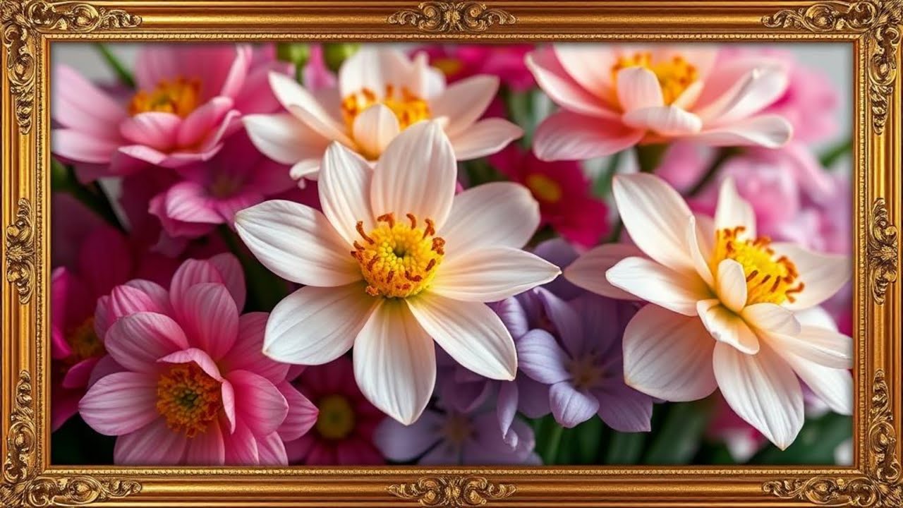 The Art Corner | Framed TV Art No Music | Frame Painting I TV Wallpaper 4K 3 Hours I Free background