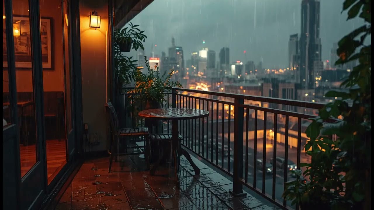 Rainy Night in Japan 🌧️ Cozy Lantern Lights | Chill Lofi Beats for Study & Sleep