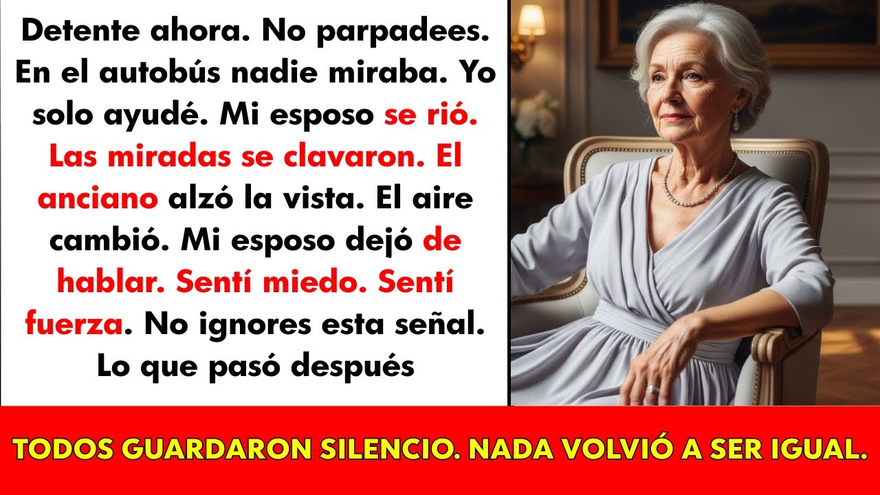 Ayudé un anciano que nadie notó que era juez nacional. Mi arrogante esposo me rogó momentos después