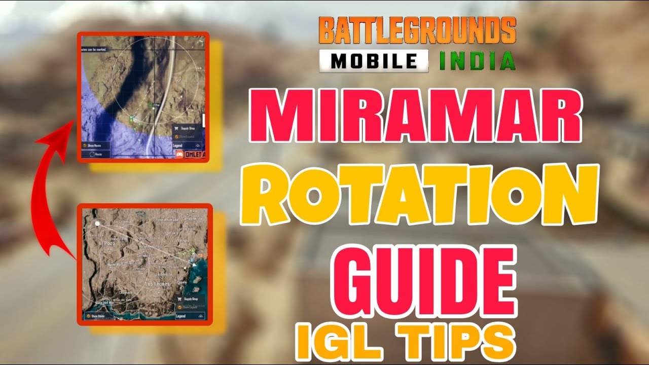 How to Make  Zone Rotations in  Miramar Competitive | Mavi Zone Rotation Tricks & Tips| Perfect IGL