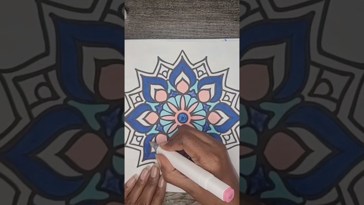 ASMR Mandala *Color Therapy*