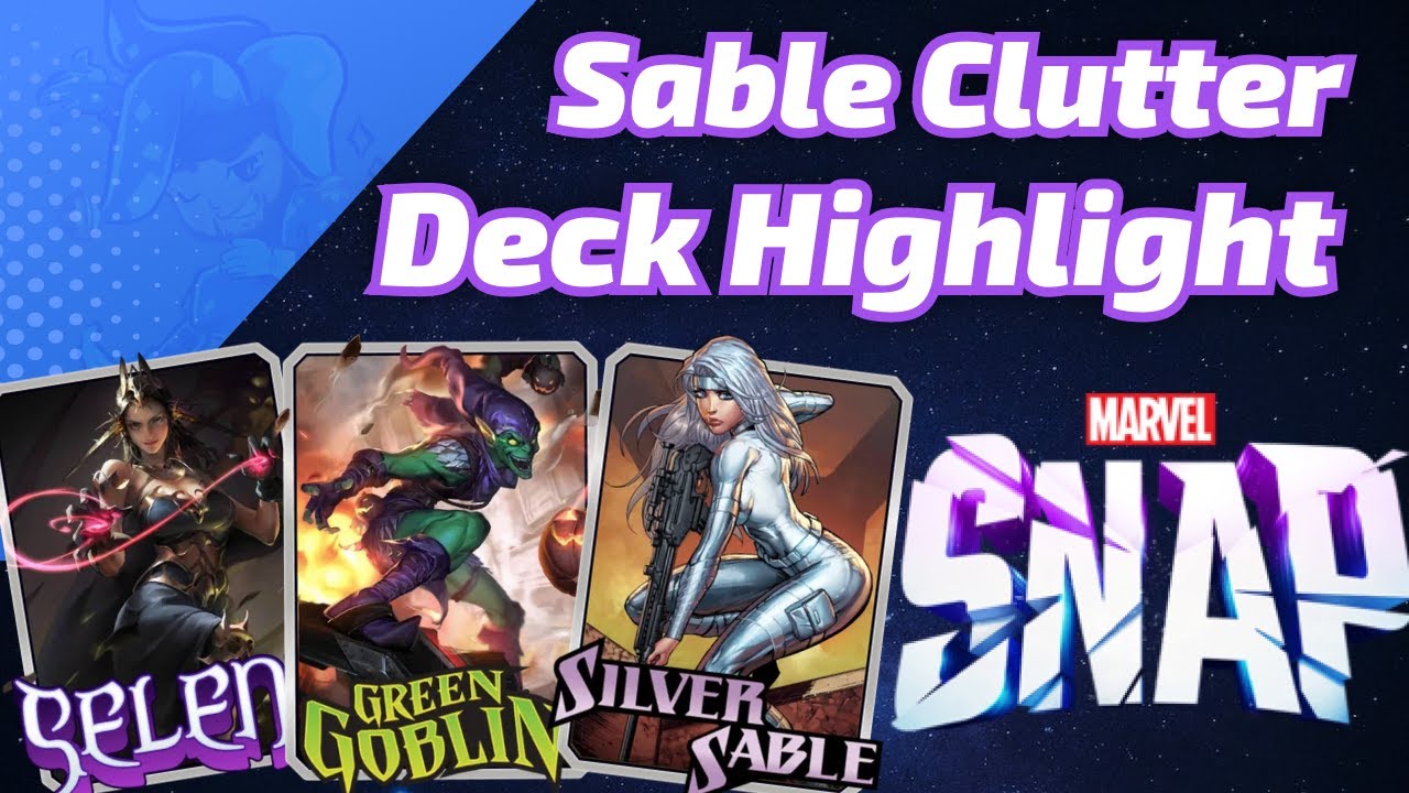 Silver Sable Selene Clutter, 13 and 4 climbing back to INFINITE! | Marvel SNAP Deck Highlight