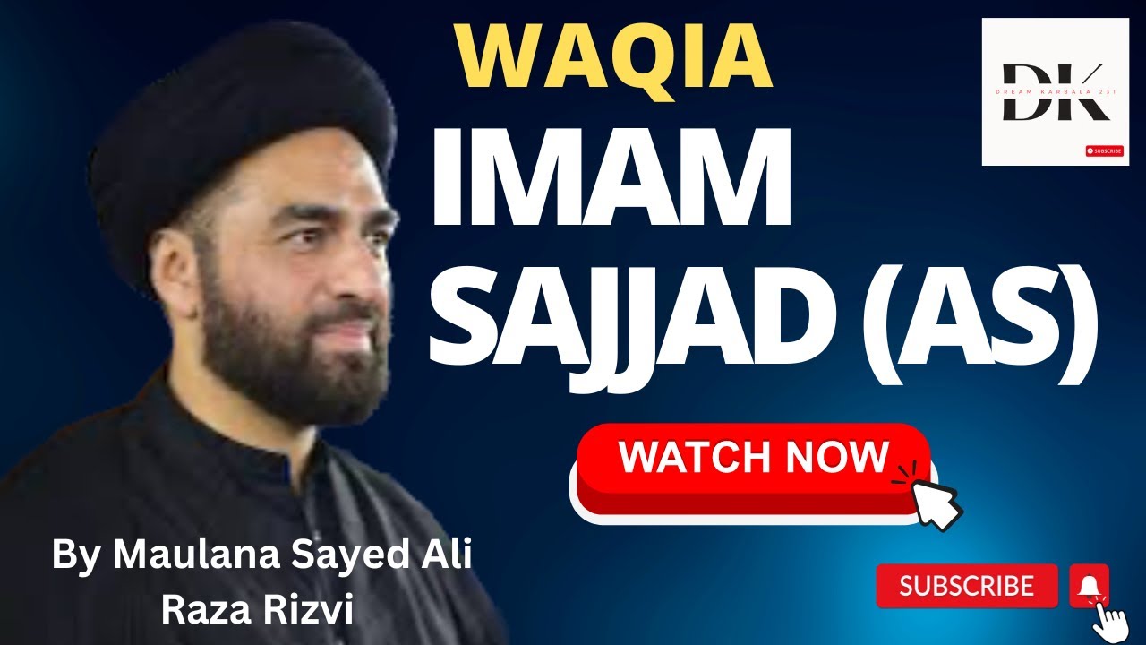 Waqia Imam Sajjad (As)|| By Maulana Sayed Ali Raza Rizvi || #viral #india #majlis #trending #waqiah