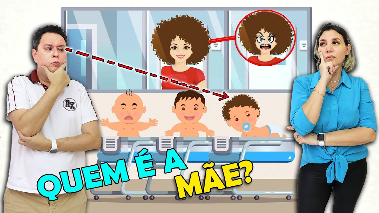 QUEM É A MÃE DO BEBÊ? (Braindom 2 • E1)  Quebra Cabeças divertidos