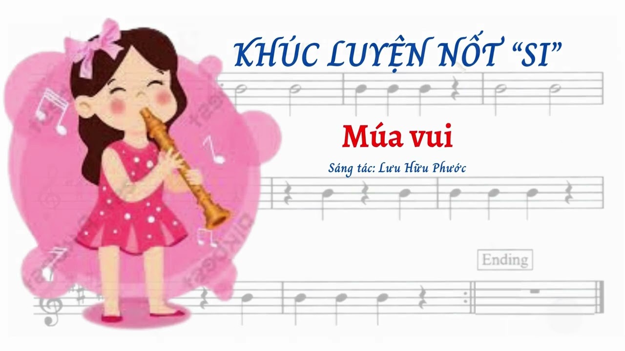 Recorder/ KH&Uacute;C LUYỆN NỐT SI (C&aacute;c bước theo tiến tr&igrave;nh dạy| School Music Tramdi
