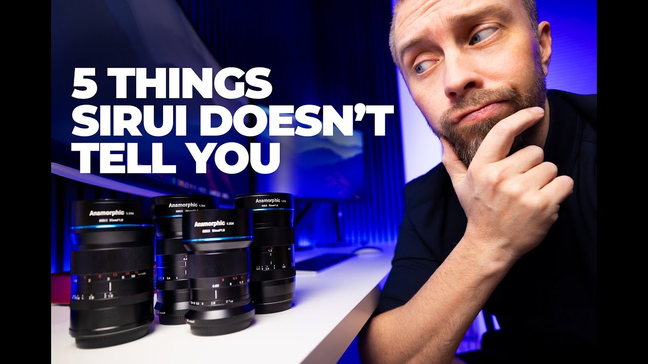 SIRUI Anamorphic Super35 Lenses - 5 Things You Should Know