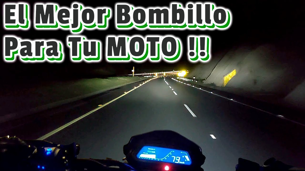 La diferencia es BRUTAL 😳 Prueba nocturna LED NARVA H4 en moto