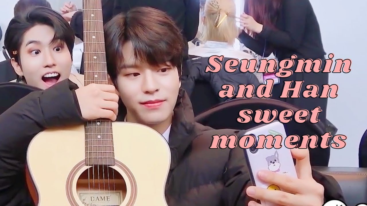 Stray Kids Seungmin and Han sweet moments
