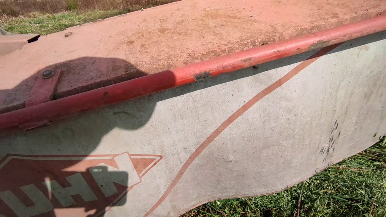 Cortadora de tambor KUHN PZ- 170 cómo usarla o prepararla para trabajar