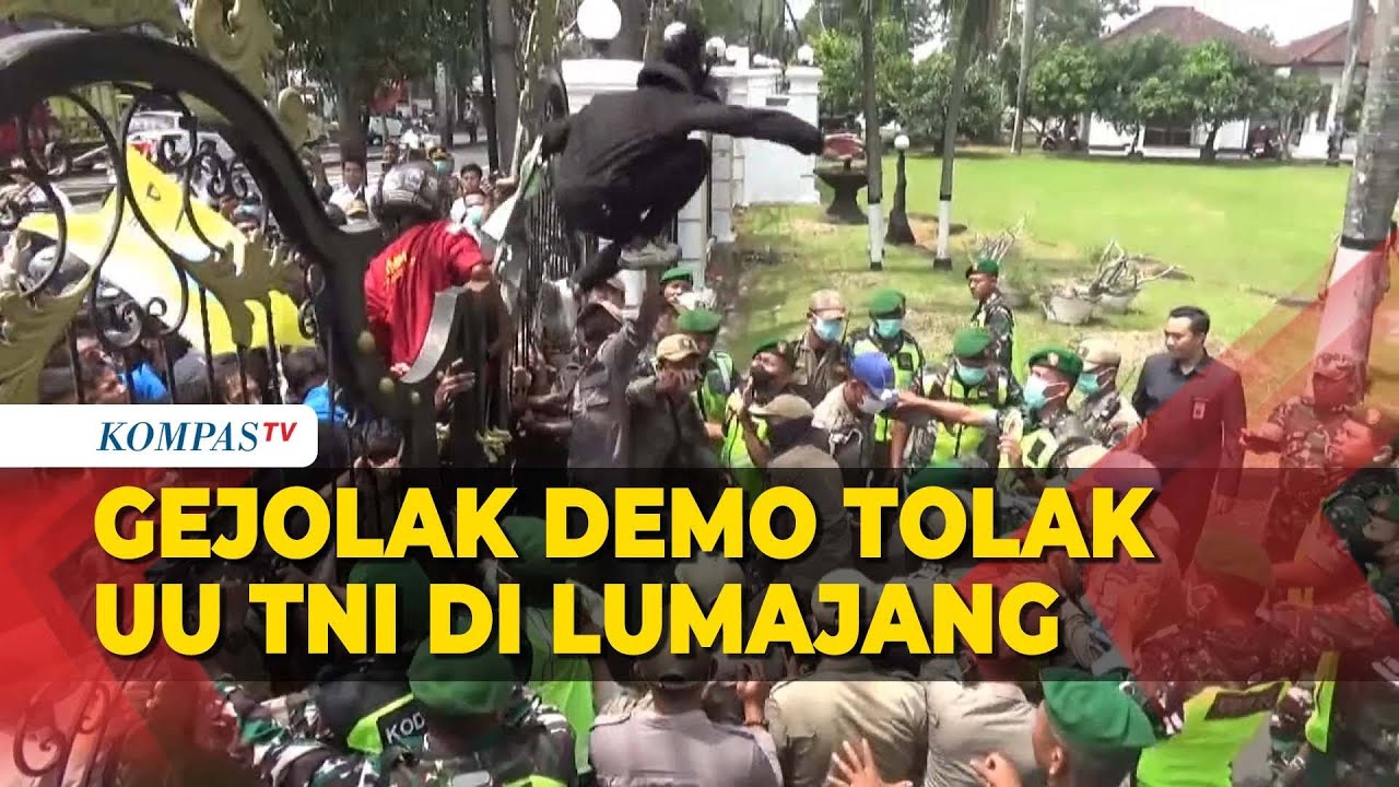Demo Tolak UU TNI di Lumajang Bergolak, Ketua DPRD Temui Peserta Aksi Tegaskan Ini