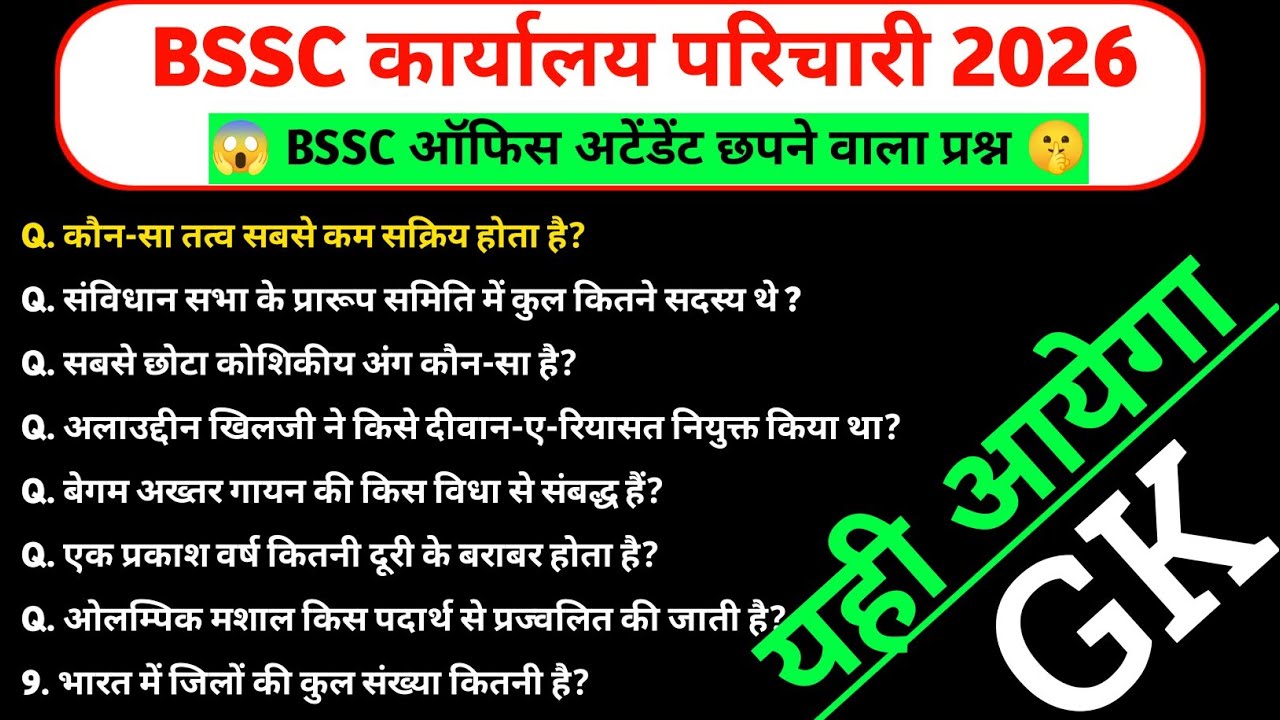 BSSC Karyalay parichari Khan Sir Book Set:-01 || BSSC Office Attendant Khan Sir Book || #bsscexam