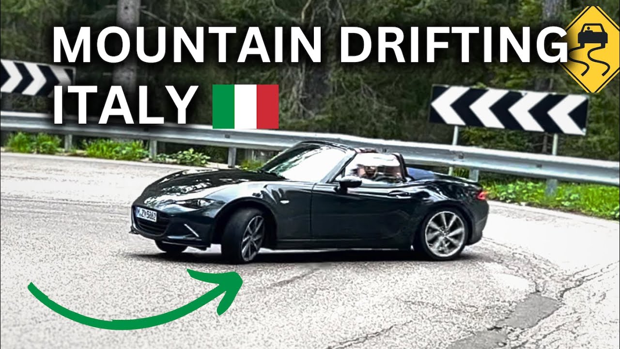 DRIFTING the Mazda MX5 ND G184 on Italian Mountain road | POV Drift Passo GIAU 🇮🇹 | 4K