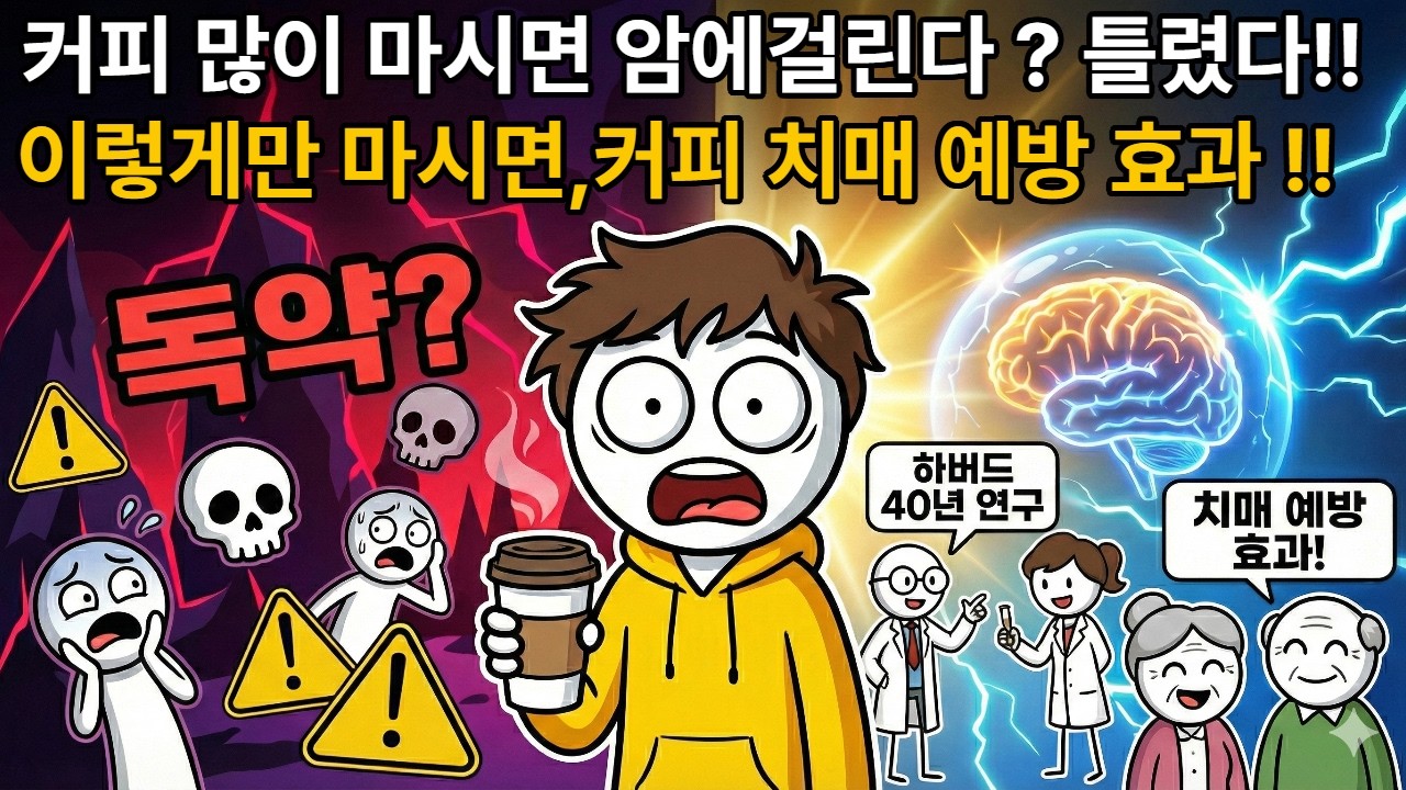 커피 마시면 암 걸린다? 틀렸습니다! '이렇게' 마시면 치매 예방약 됩니다