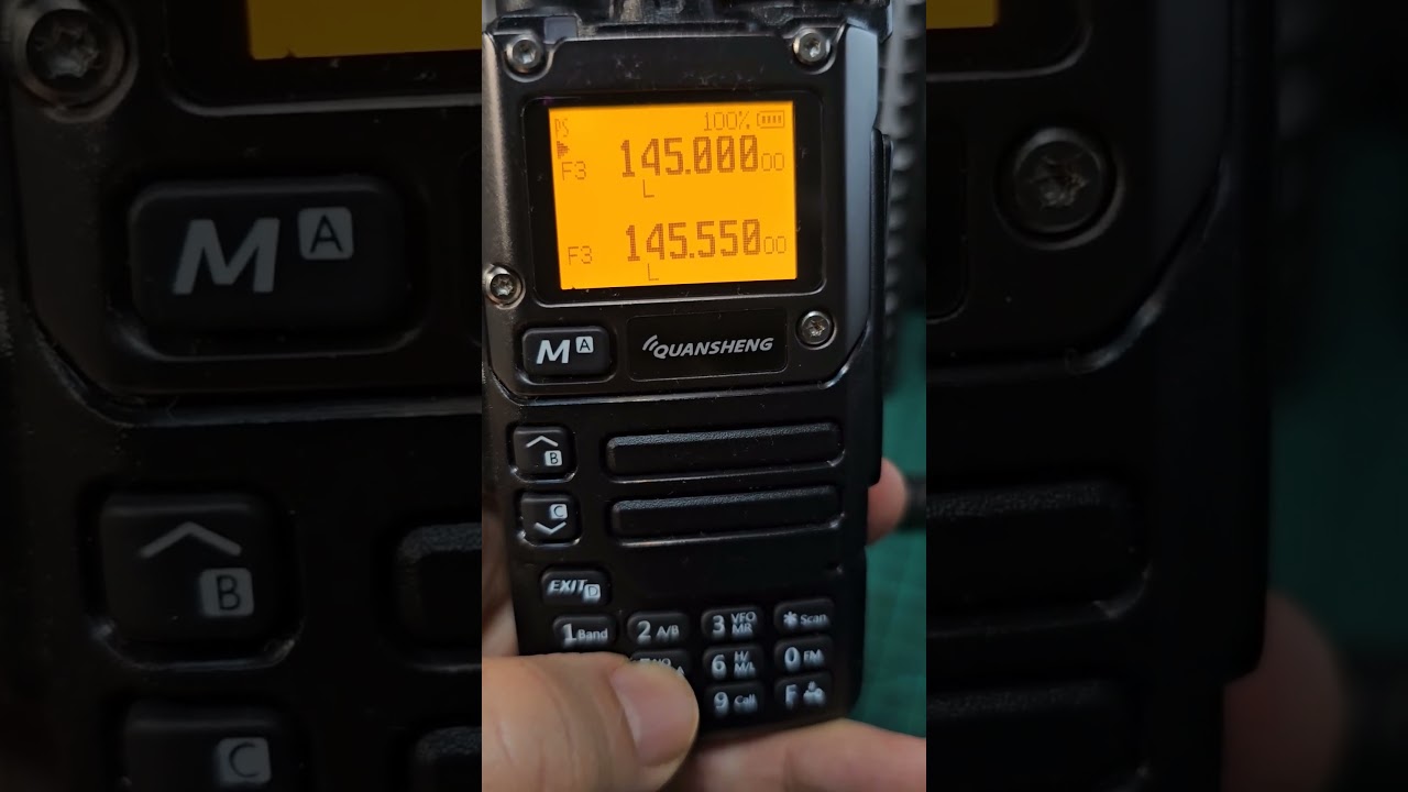 QUANSHENG UV-K5, K6 - SCAN RANGE Сканирование