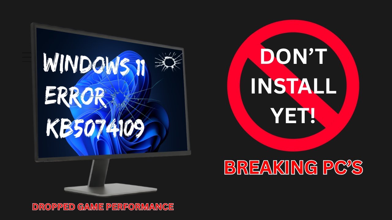 Обновление Windows 11 KB5074109 ломает компьютеры — пока не устанавливайте!
