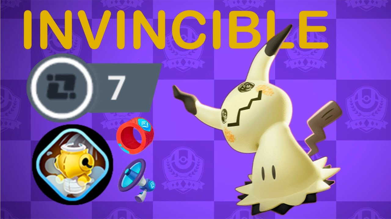 ILLEGAL Amounts of INVINCIBILITY | Mimikyu | Pokémon UNITE