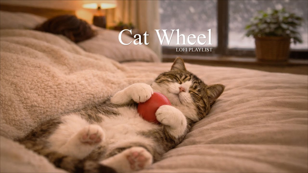 [Playlist] My Cat Stole the Bed and Fell Asleep 😅 #cat #sleep #cute #funnycats #cozy  #lofimusic
