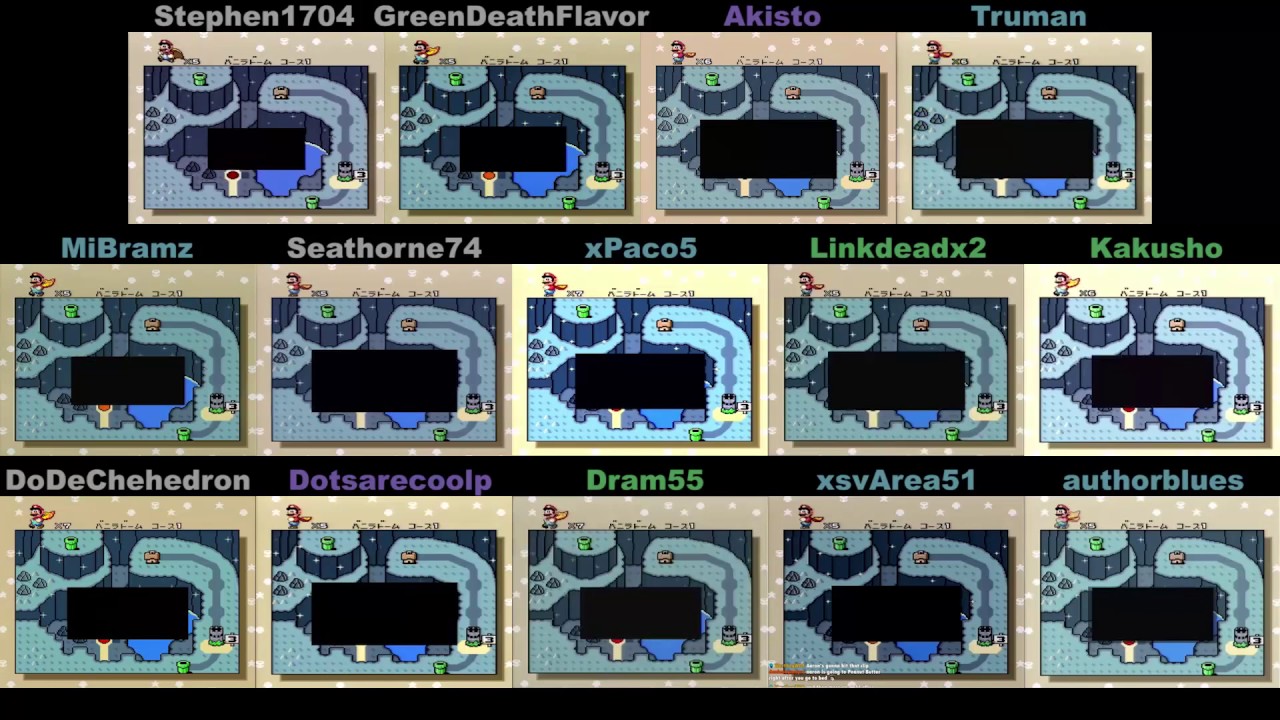 Super Mario World - 96 Exit Comparison [Segment Sync]