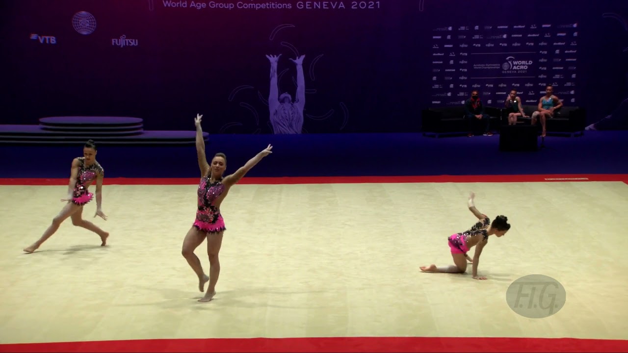 Portugal 2 (POR) - 2021 Acrobatic Worlds, Geneva (SUI) Combined  Women's Group