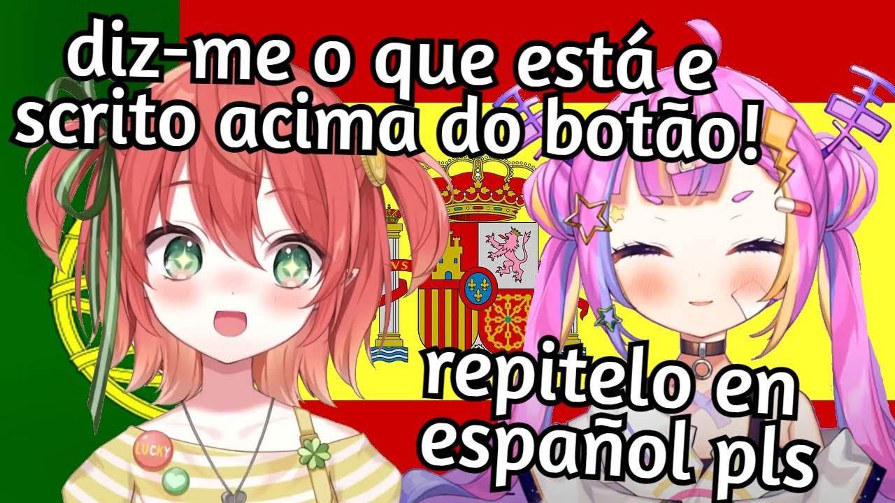 Fuyo y Riro comunicándose entre Español-Portugués 【IDOL-EN CLIPS】