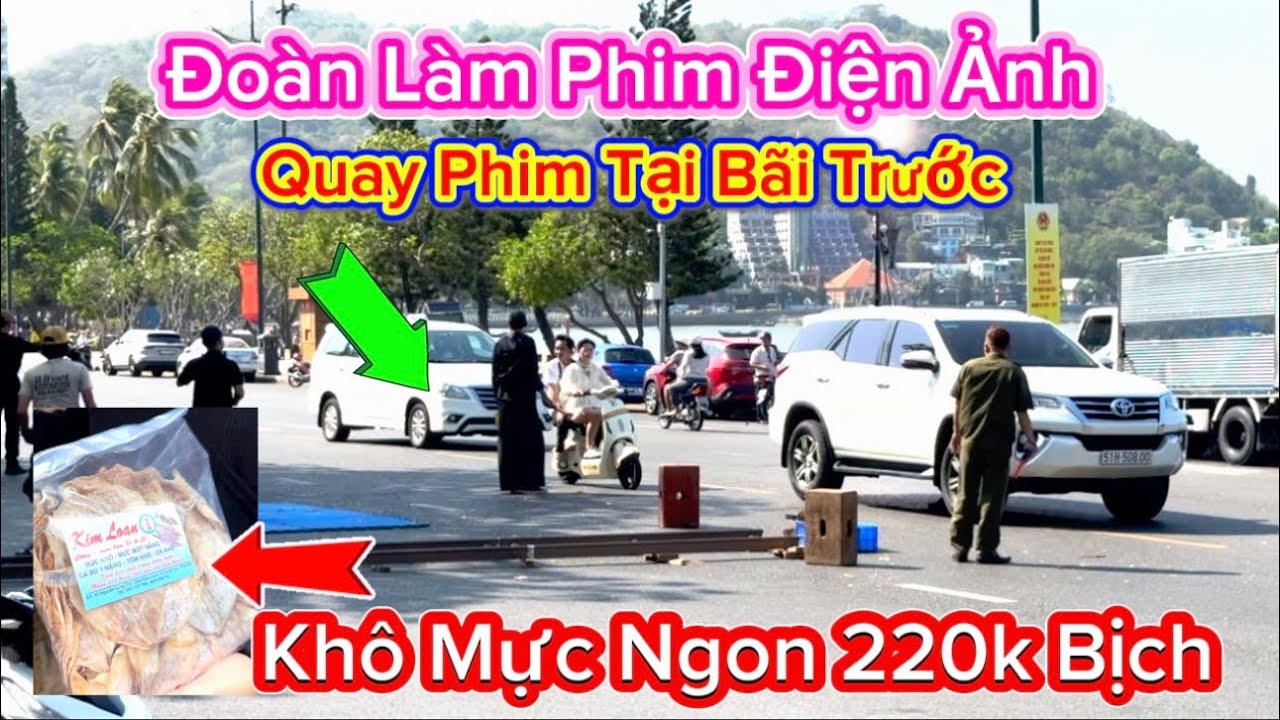 1254 . Khô Mực Ngon 220K Bịch Quá Rẻ Đoàn Làm Phim Điện Ảnh Quay Phim Tại Bãi Trước