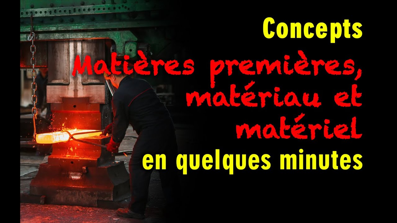 338-Matière première, matériau et matériel