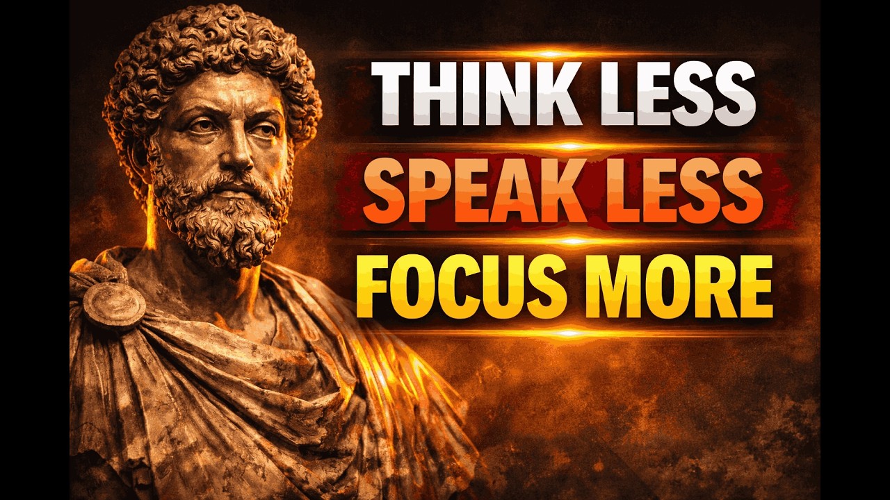True Strength Begins When You Think Less, Talk Less, and Focus More | Stoic Philosophy