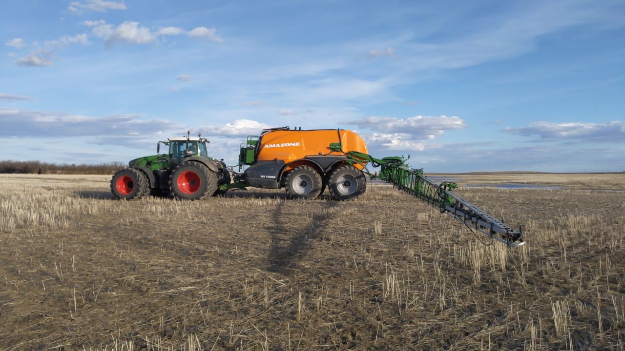 First load with the Amazone Sprayer!