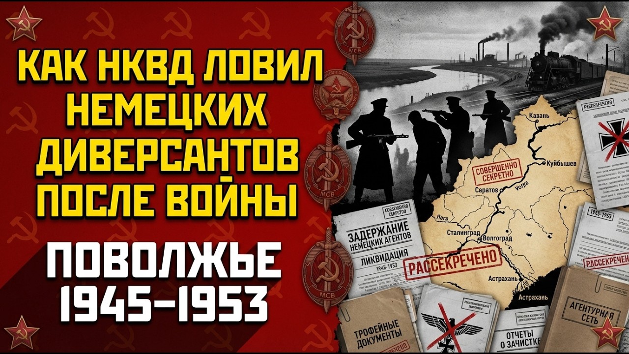 Поволжье 1945-1953: Как НКВД ловил немецких диверсантов после войны
