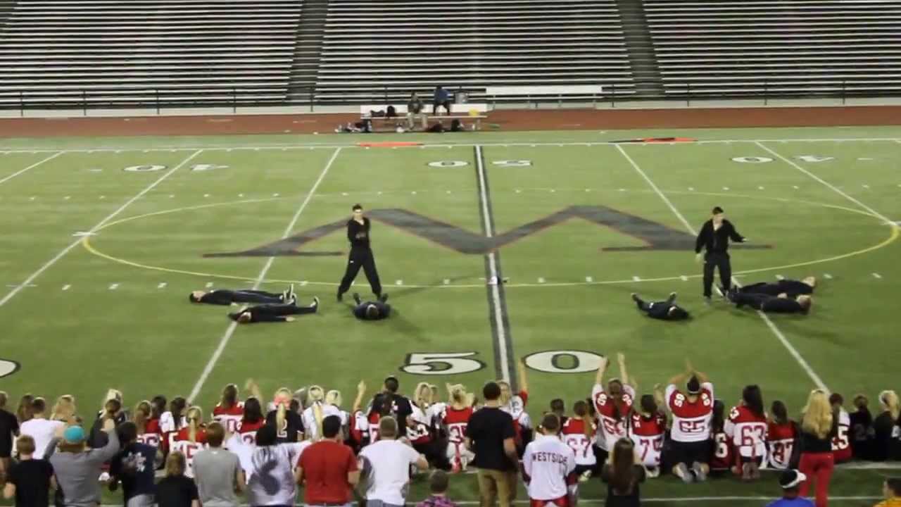 Westside Seniors halftime PowderPuff Dance 2013