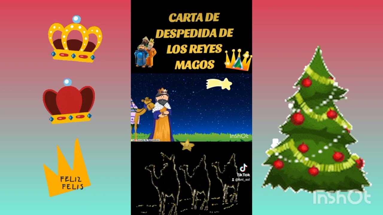 Carta de despedida de los Reyes Magos 🧙‍♂️ ♥️🎁 #reyesmagos  #6deenero #roscadereyes #soloparati