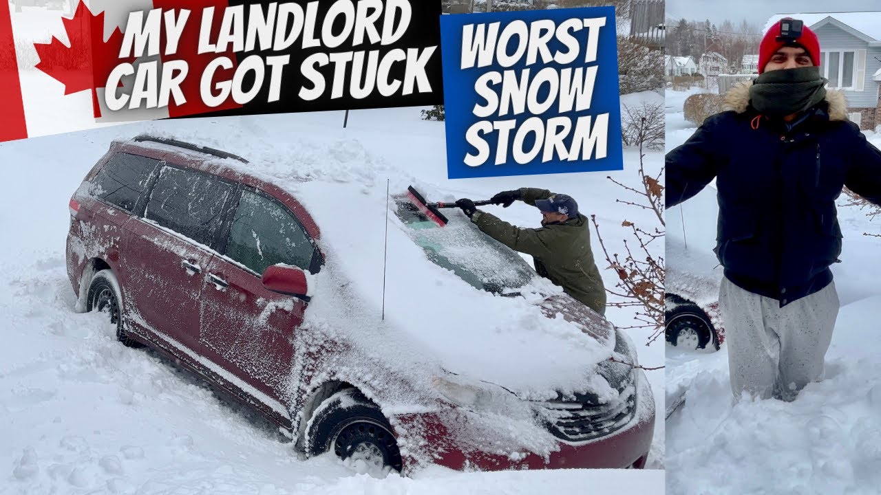 Struggling in Worst Snow Storm with my Canadian Landlord | Nova Scotia