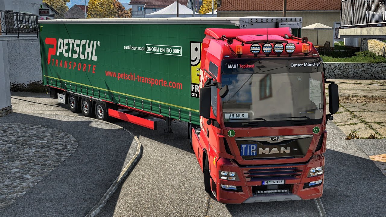 Driving Through Tight Narrow Streets of Balkans | #ets2 1.57