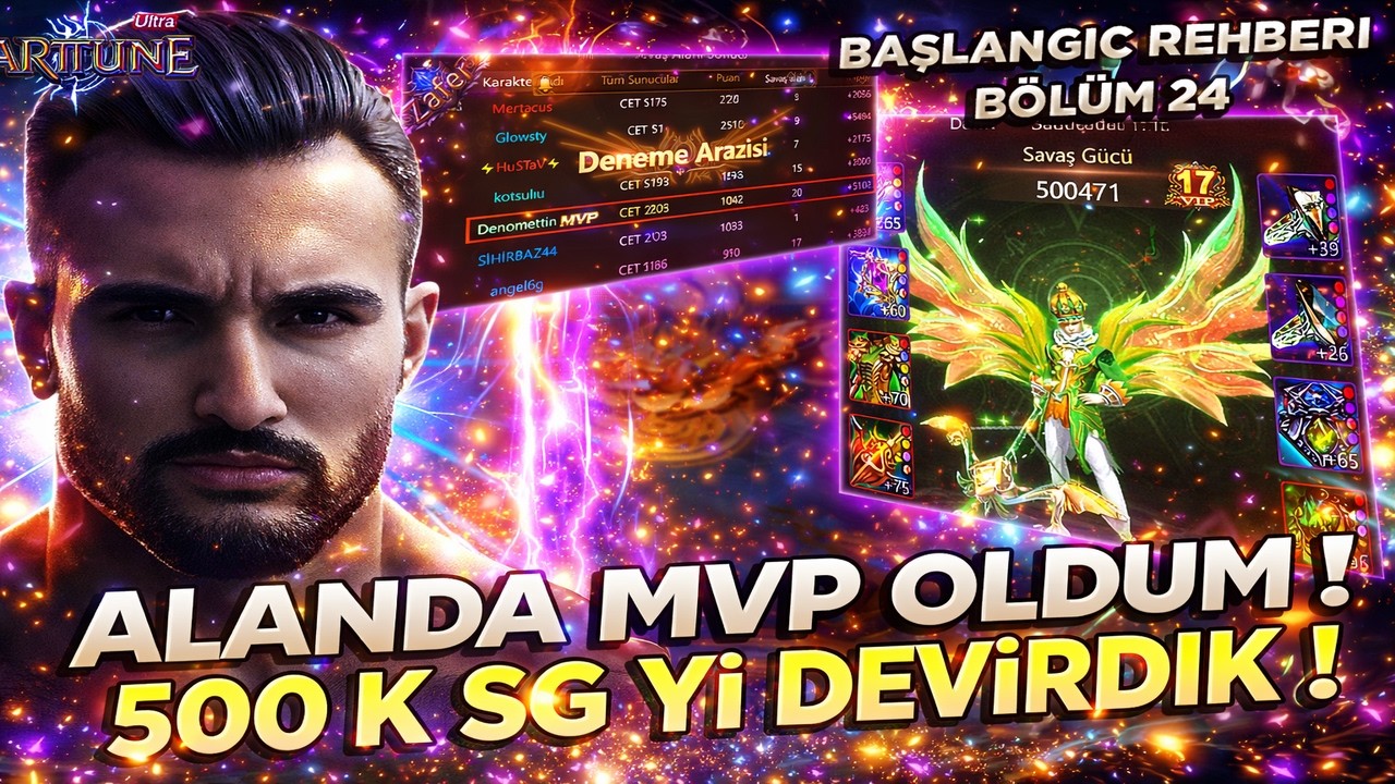 WARTUNE ULTRA YENİ SERVER BAŞLANGIÇ REHBERİ BÖLÜM 24 !!! Wartune Ultra Türkçe