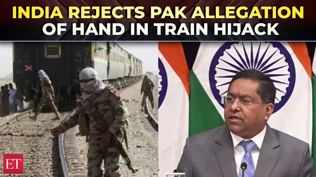 India rejects Pakistan's allegation of hand in Jaffar Express Train hijack, says Pak is epicentre...