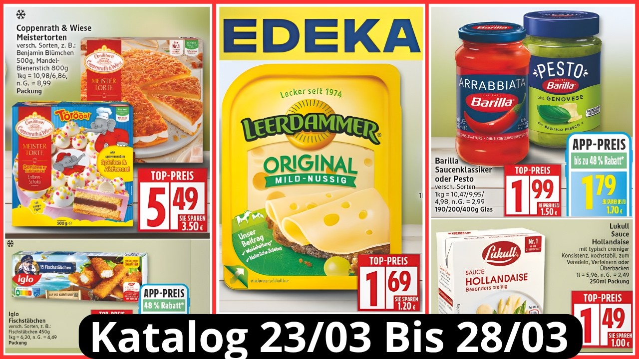 Edeka Deutschland | Neuer Prospekt vom 23/03/26 bis 28/03/26 | Angebote & Aktionen #edeka  #angebote