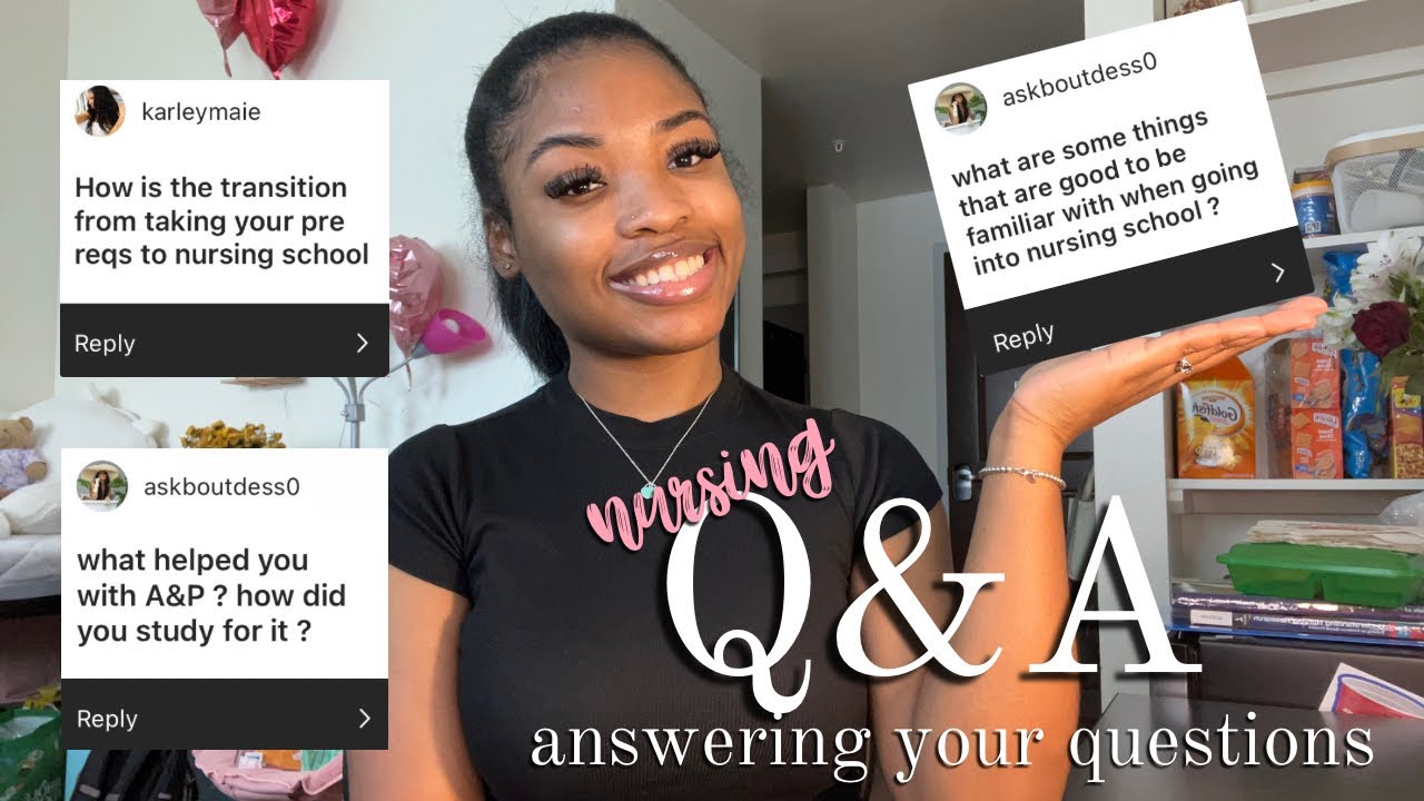NURSING STUDENT Q&A | answering your questions 💕