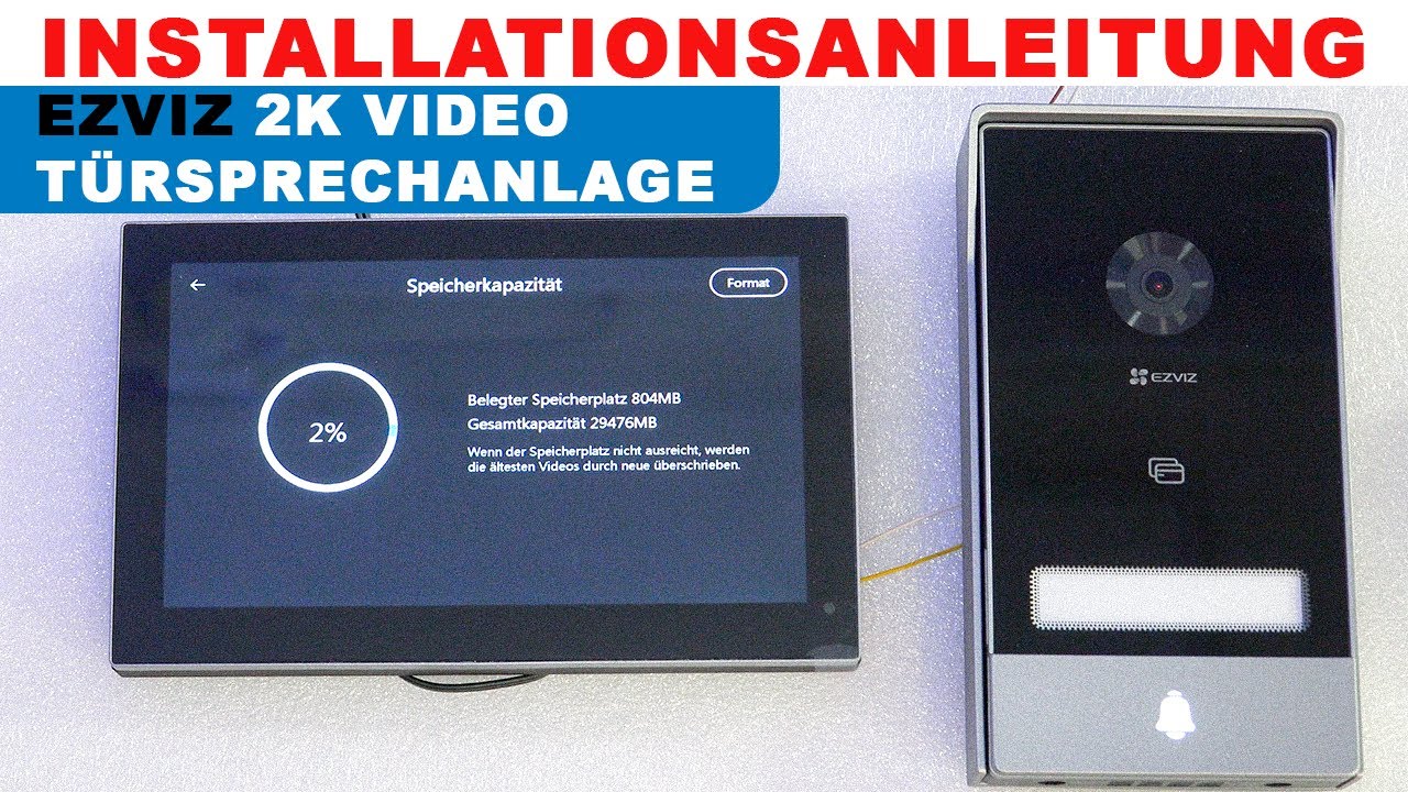 Türsprechanlage EZVIZ HP7 Türsprechanlage | Angeschlossen und erklärt!