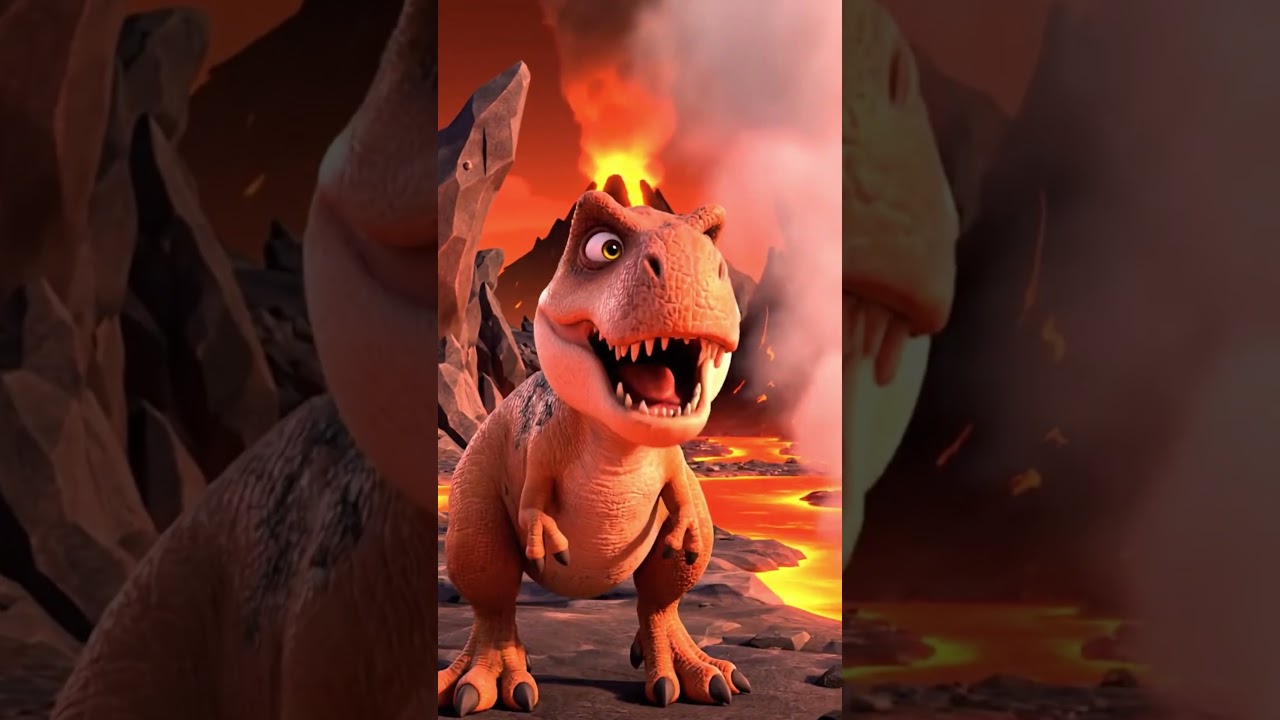 The Adventure of T Rex  3D Dinosaur Animation  Dinosaur World 6