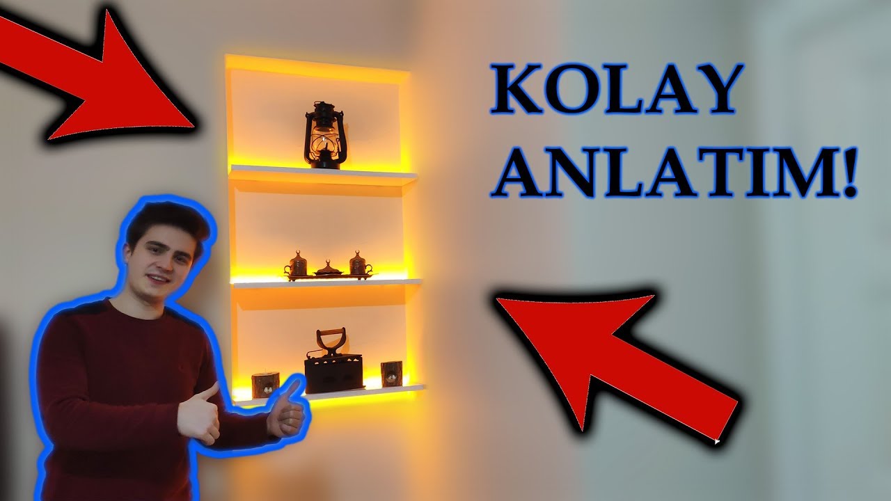 MÜTHİŞ OLDU (Raf Üzerine Şerit Led Döşeme)